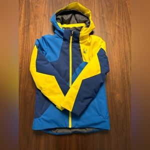 Spyder brand, boys insulated ski jacket
